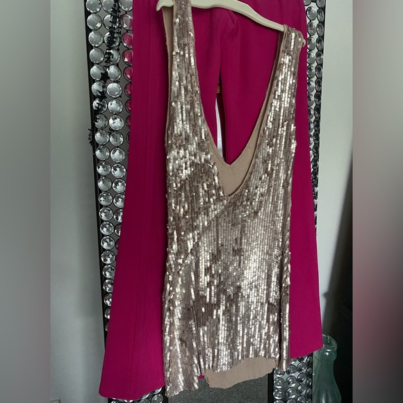 Free People Sequin Tank Dress Eras Tour XS - Picture 4 of 4